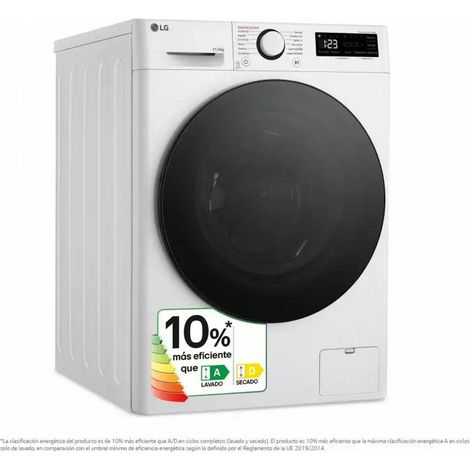 LG Lavasecadora F4DR6011AGW blanc 11kg lavage 6kg séchage