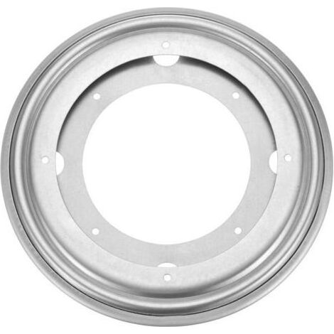 Plateau tournant de 20,3 cm (8 pouces), support pivotant, plateau tournant rond, pour bureau, argent. (1/5)
