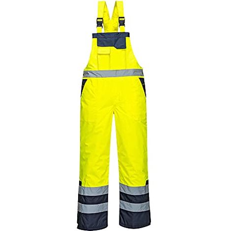 Salopette Portwest trapuntata ad alta visibilità bicolore Giallo XXL (1/3)