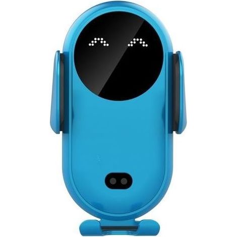 Chargeur sans Fil de Voiture, Support de téléphone de Voiture pour Prise d'air, Support de téléphone de Voiture Universel Station de Charge inductive pour Voiture (Bleu) (1/5)