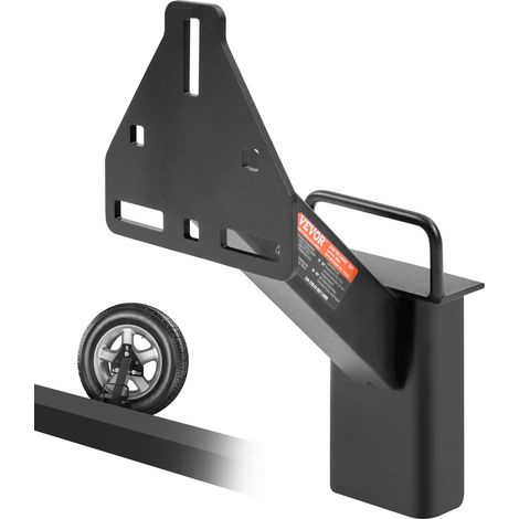 VEVOR Porta Llantas de Repuesto Soporte para Llantas de Repuesto para Remolque Capacidad de 160 lbs Se Adapta a Ruedas de 4, 5, 6 y 8, Patrones de pernos de 4", 4,25", 4,5", 4,75", 5", 5,5", 6", 6,5"