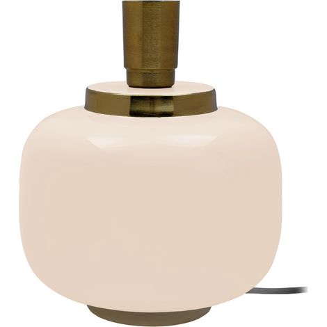 Lampada da tavolo Art Deco 225 in ferro rosa cipria e oro (1/3)