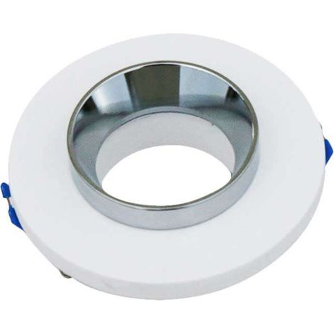 Portalámparas LED empotrable redondo V-TAC GU10 y GU5.3 (MR16) Cuerpo de yeso