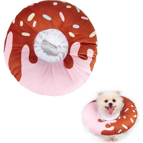 Collier de protection doux pour chat Réglable Anti-morsure Collier de protection réglable Pour animaux de compagnie Chats et chiots (S) (1/3)