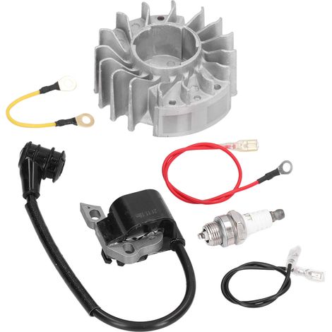 Zündsatz, Schwungrad und Zündkerze aus Aluminiumlegierung für STIHL Kettensägen 021 023 025 MS210 MS230 MS250 1123-400-1203 (1/5)