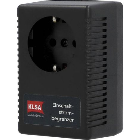 Einschaltstrombegrenzer schwarz Adapterstecker
