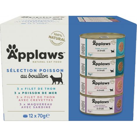 APPLAWS CHATON TIN POULET 24 X 70 G MPM PRODUCTS LTD 1018NE-A