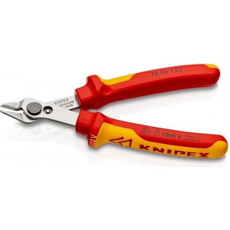 KNIPEX 78 06 125 Electronic Super Knips® VDE aislados con fundas multicomponentes, según norma VDE 125 mm (1/5)