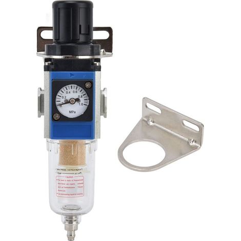 Filtre de compresseur d'air, régulateur de pression autobloquant de haute précision avec jauge, capacité de tasse de 10CC, gfr200-06 PT1/8 (1/5)