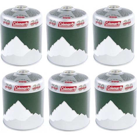 Coleman C500 Schraubventil Gaskartusche 6er-Pack 3000006423"-"182892209