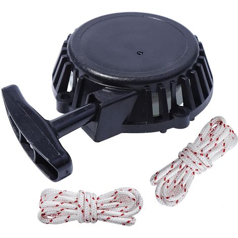 Démarreur à rappel avec kit de corde pour moteur Robin NB411 CG411 RBC411 Taille-haie, Démarreur à rappel, Corde (1/5)