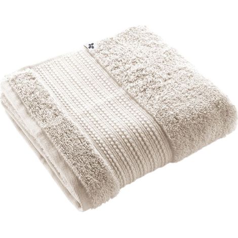 Serviette de toilette "Garance" 50 x 90 cm / 100% Coton Bio / 600 gr/m² l'Effet Papillon - Garance Pampa - - Garance Pampa - Serviette de toilette 50 x 90 cm (1/5)