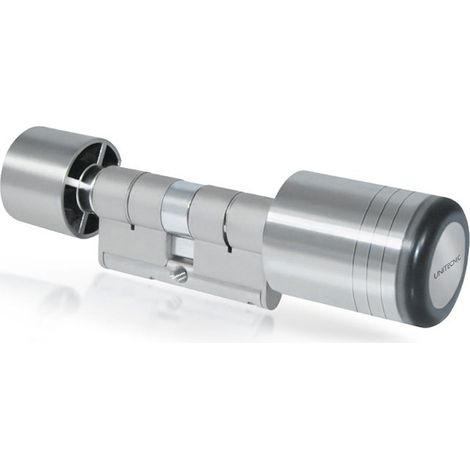 DOM – Cylindre de serrure électronique 30x30 mm – RFID MIFARE – Protection anti-perçage et anti-torsion – 2 cartes d'accès incluses (1/5)