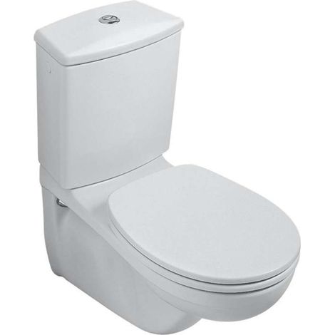 VB WCKombina a doppio scarico O.novo 355x680x396mm con parete a parete, scarico orizzontale, bianco alpino (1/2)