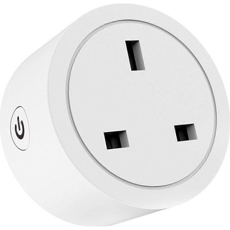 Prise connectée Wi-Fi Smart Life 16A avec contrôle de consommation, compatible Alexa et Google Home, commande vocale et minuterie. (1/4)