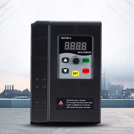 Variateur de fréquence réglable à distance 380v 2.2kw 3 phases courant 8 Voies système de protection moteur de broche variateur de fréquence