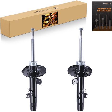 2x Front Shock Absorber Assembly for Peugeot 2008 13-22 3338002 3338003 (1/5)