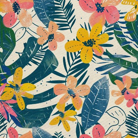 Tela Oxford decorativa para exteriores - Motivo Verano  DX9017 (1/5)