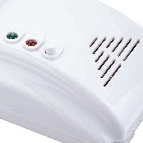 Détecteur de gaz naturels et soporifiques (Blanc)115x75x35mm 12V (1/4)