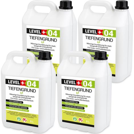 LEVEL+ Universal Grundierung Acryl Tiefgrund Haftgrund L+04 - 20L