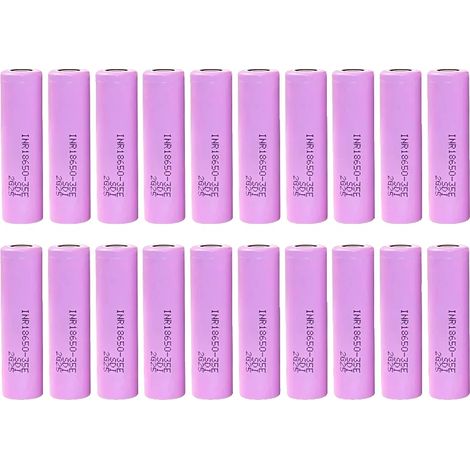 Batería recargable, capacidad de 3500 mAh, corriente de descarga de 20 A, 20 unidades, 3,7 V (1/2)