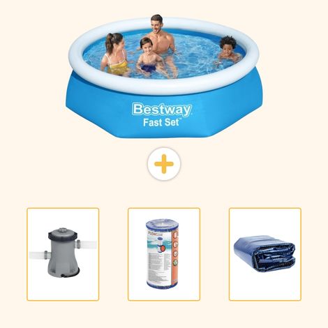 Bestway Bestway Fast Set Ronde - 244x61 cm - 4-pièces  S22269 (1/5)