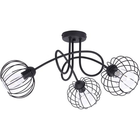 Moderne Metall-Pendelleuchte Loft Edison E27