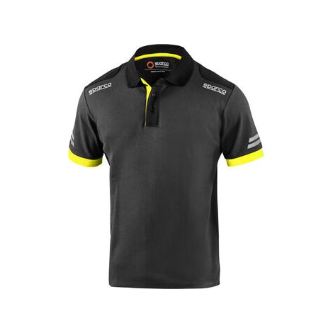 SPARCO POLO TOLEDO GREY YELLOW TG L- 1,0 pz
