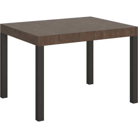 Tavolo allungabile 80x120/204 cm Everyday Noce telaio Antracite (1/4)
