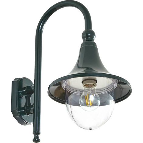 Utomhusvägglampa "Daphne" aus aluminium / grå / zink von Lindby