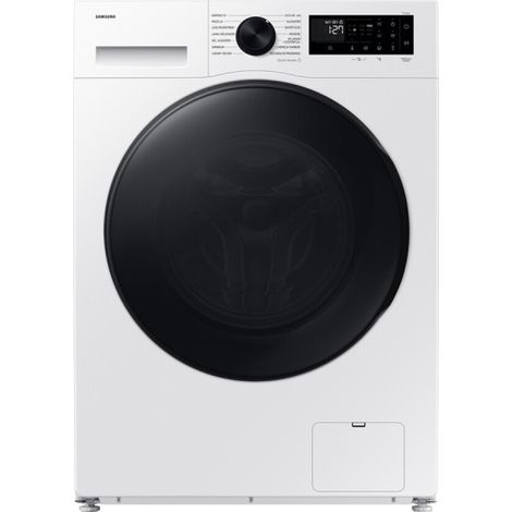 Samsung – Lave-linge séchant 11 kg – Classe A – Vitesse d'essorage 1400 tr/min – AI EcoBubble – Charge avant – Blanc – Pose libre (1/5)