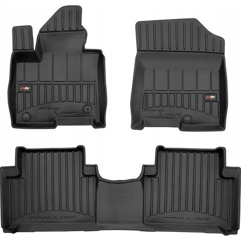 Alfombrillas y limpiaparabrisas de goma para KIA Sorento 4 Hybrid a partir de 2020 - Canales 3D (1/5)
