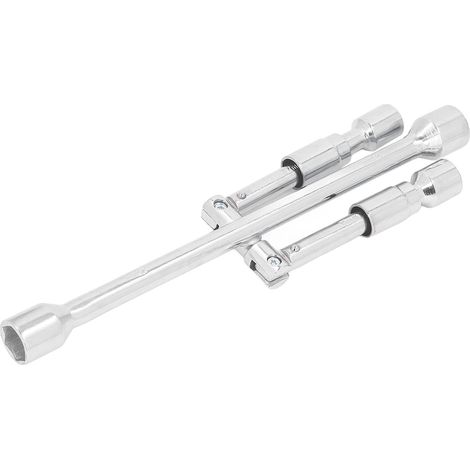 Clé en croix pliable 35 cm 4 pans pour pneus, démonte-roue télescopique pour voiture, camion, SUV (1/5)