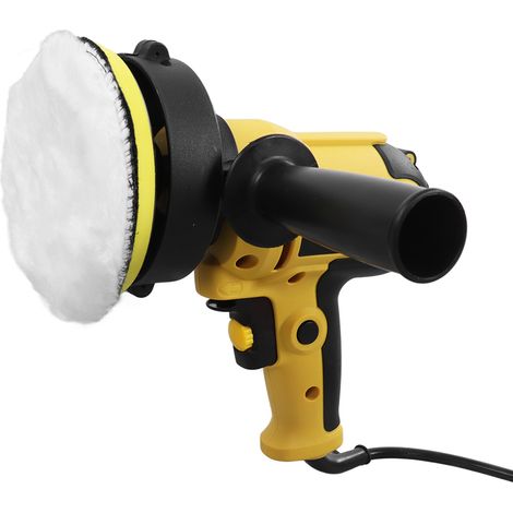 Ensemble Polisseuse Électrique 125mm 600-3700T/min pour Bois Métal, Machine à Polir avec Prise EU 220V (1/5)