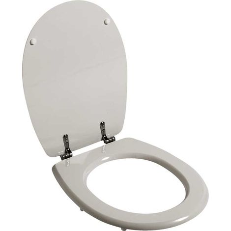 SITZ FÜR BEHINDERTENTOILETTE GESCHLOSSEN MDF Weiß