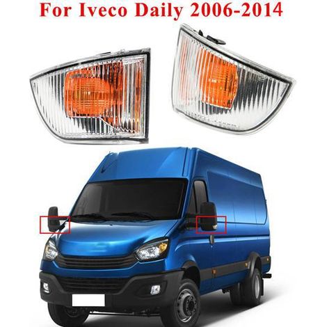 1 pair of rearview mirror turn signals for car mirror indicator Iveco Daily 2016 model. (1/5)