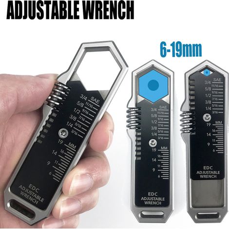 Clé à Molette Pliante Tactique EDC – Multifonction, Portable et Ajustable (1/5)