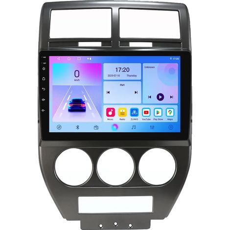 Autoradio, touchscreen, compatibilità con smartphone, compatibile con Jeep Compass Patriot 2007-2009, T2 CP AHD6 AI (1/2)