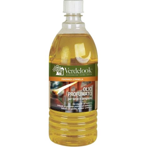 Olio Lampante di Citronella per Torce Lampade Fiaccole da Giardino Verdelook - Formato: 1 L (1/2)