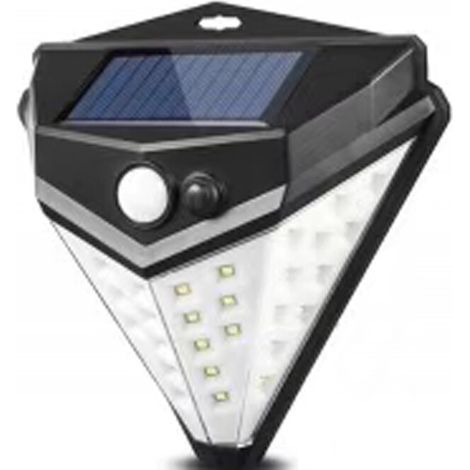 STRAHLERMIT38SMD-LEDS,WIEDERAUFLADBAREMSOLARPANEL,AUSSENBEWEGUNGSSENSOR