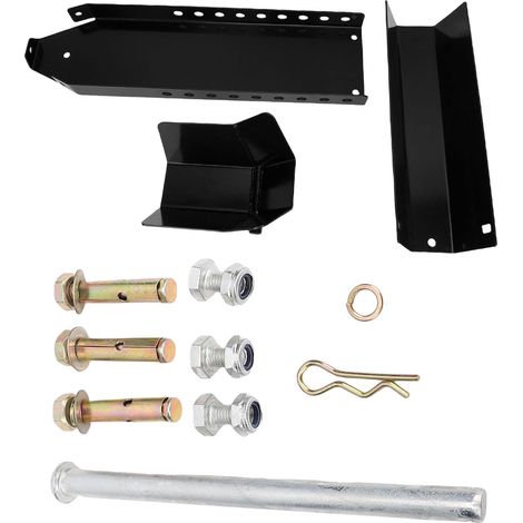 Cale de roue de moto antidérapante, capacité de charge de 3 000 lb, support de pneu avant de remorque robuste noir pour roues de 8 à 24 pouces, Crusier Sports Dirt Bikes (1/5)
