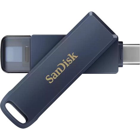 SanDisk iXpand lecteur USB flash 128 Go USB Type-C / Lightning 3.2 Gen 1 (3.1 Gen 1) Bleu