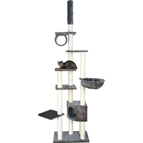 Trixie Madrid rascador gris platino altura ajustable (1/2)