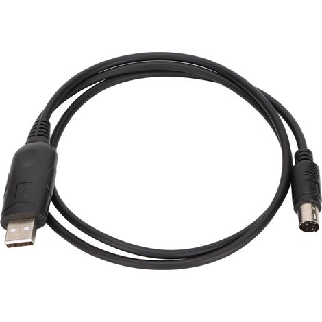 Câble de programmation USB Mini DIN 8 broches pour FT-100D FT-817 FT-857 FT-897, connexion fiable
