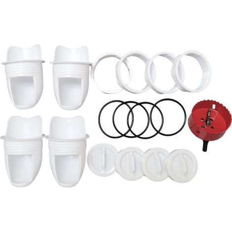 Mangeoire Automatique Pour Poules - 6 Ports - Cloche Ajustable Pour Seau - Étanche À La Pluie - Zéro Déchet - 1 Pièce (1/5)