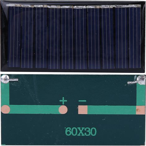 Chargeur de batterie solaire miniature 50 mA 5 V en silicium polycristallin pour une utilisation extérieure (1/5)