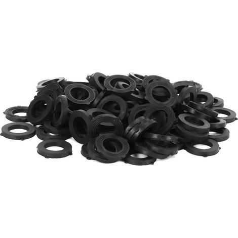100 Joints d'étanchéité en caoutchouc G3/4 pour robinet de jardin, rondelles imperméables pour tuyau d'arrosage, accessoires de joint (1/5)