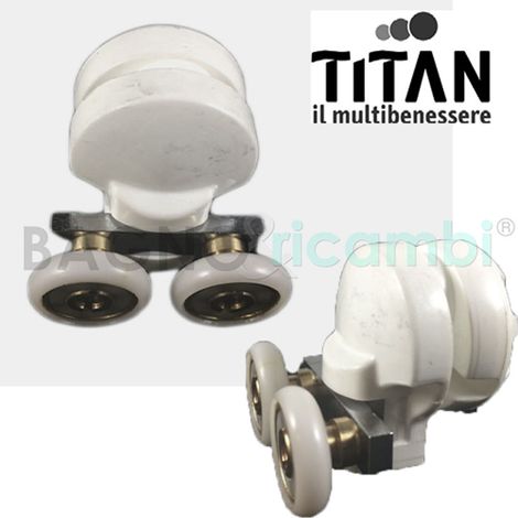 Ricambio ruota cuscinetto rotella per cabina doccia curva Titan CADAS7BT03