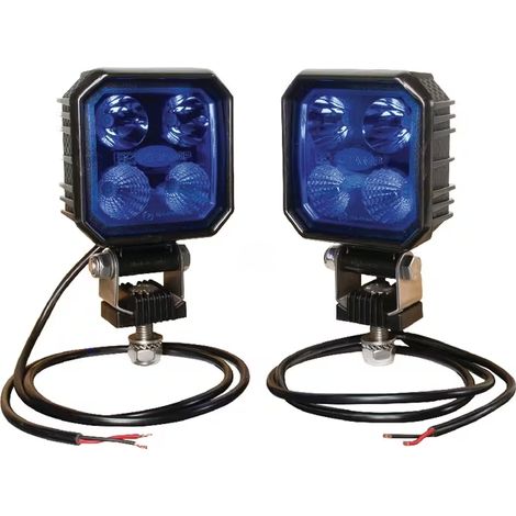 Blaue LED-Arbeitsleuchte für Sprühgeräte, 2 Stück (1/3)