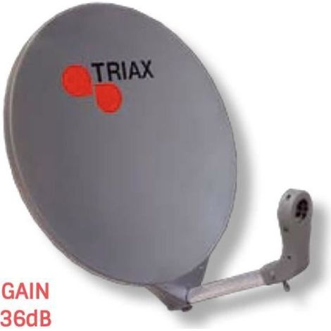 Antenne Parabolique - TRIAX - DAP 611 - 60CM - Anthracite - Gain 36dB